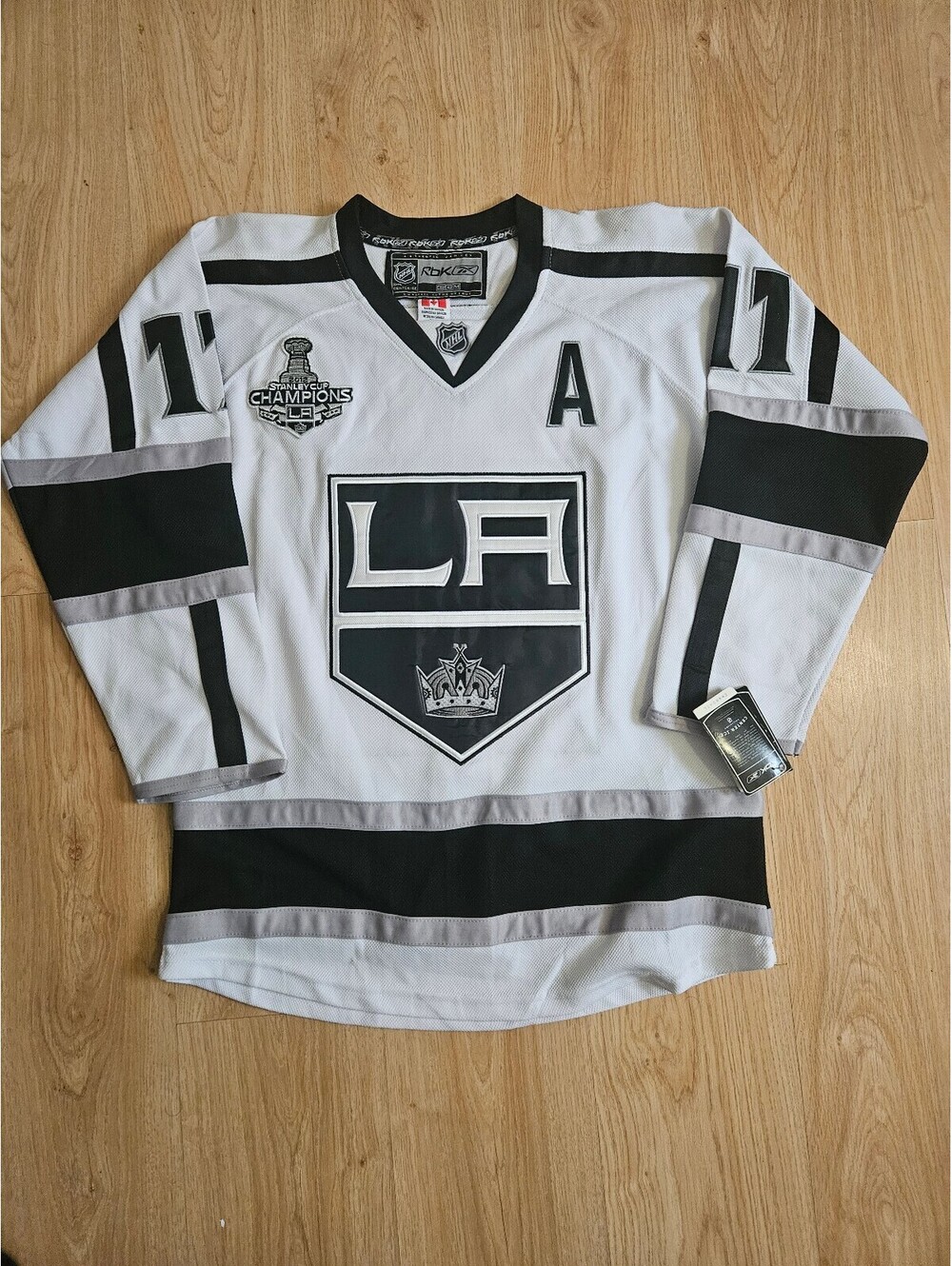 Los Angeles Kings Kopitar Reebok 2012 Champions NHL hockey